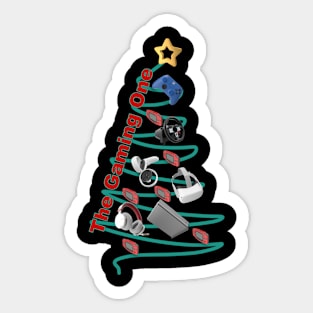 Gamer Xmas Tree Sticker